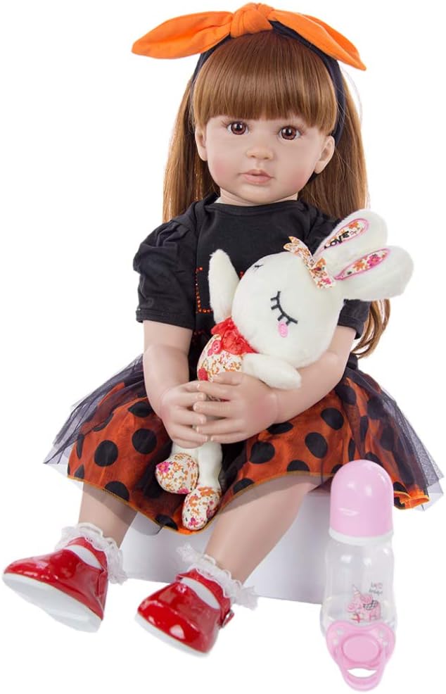 black baby skates doll