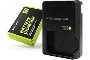 MH-24 Wall Battery Charger for Nikon EN-EL14 EN-EL14A Battery Compatible with D5300 D3400 D5500 D5200 D3100 D3200 D3300 D3500