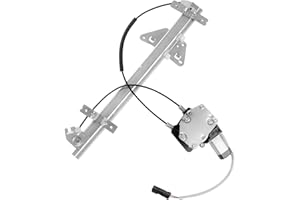 Obaee 741-648 Front Right Passenger Side Power Window Regulator and Motor Assembly Compatible with Dodge Dakota 2000-2004/ Dodge Durango 1998-2003 (Crew Cap Only, Cable Operated), Replace OE 5066430AC