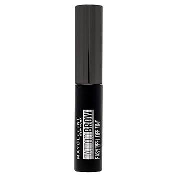 Maybelline New York Augenbrauenfarbe Tattoo Brow Gel Tint Mit Peel Off Formel Nr 35 Black 5 Ml Amazon De Beauty