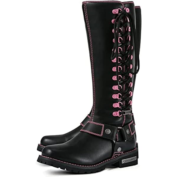 Amazon.com: Motorcycle Boots for Women with Full Size Zipper