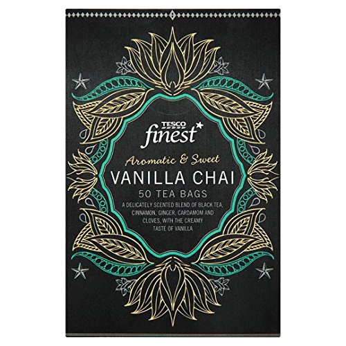 Tesco Finest Vanilla Chai 50 Tea Bags 125G