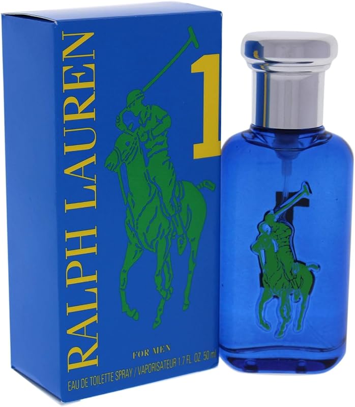 Ralph Lauren, Big Pony Blue, Fougère Eau de Toilette masculina, 50 ml