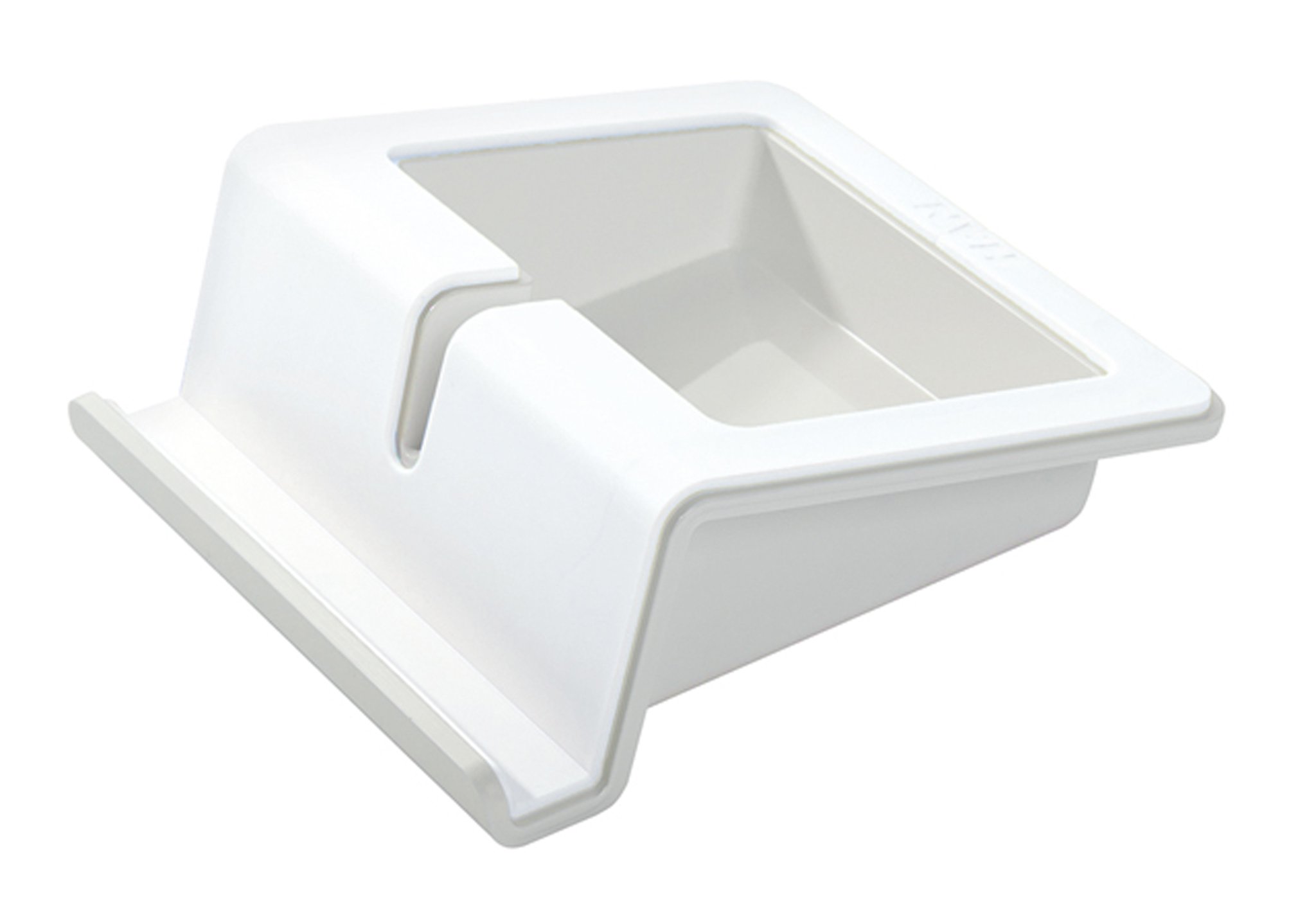 HAN 92100-12, UP Tablet stand. With soft grip surface and cable holder, white