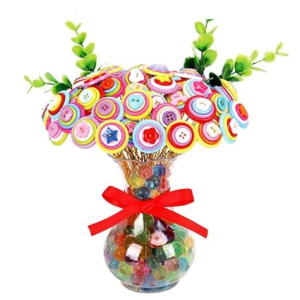 Navigatee Bouquet Di Bottoni Fiori Fatti A Mano Da Tenere