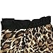 SAFS Men's Board Shorts Animal Print Surf Pants Leopard Brown White