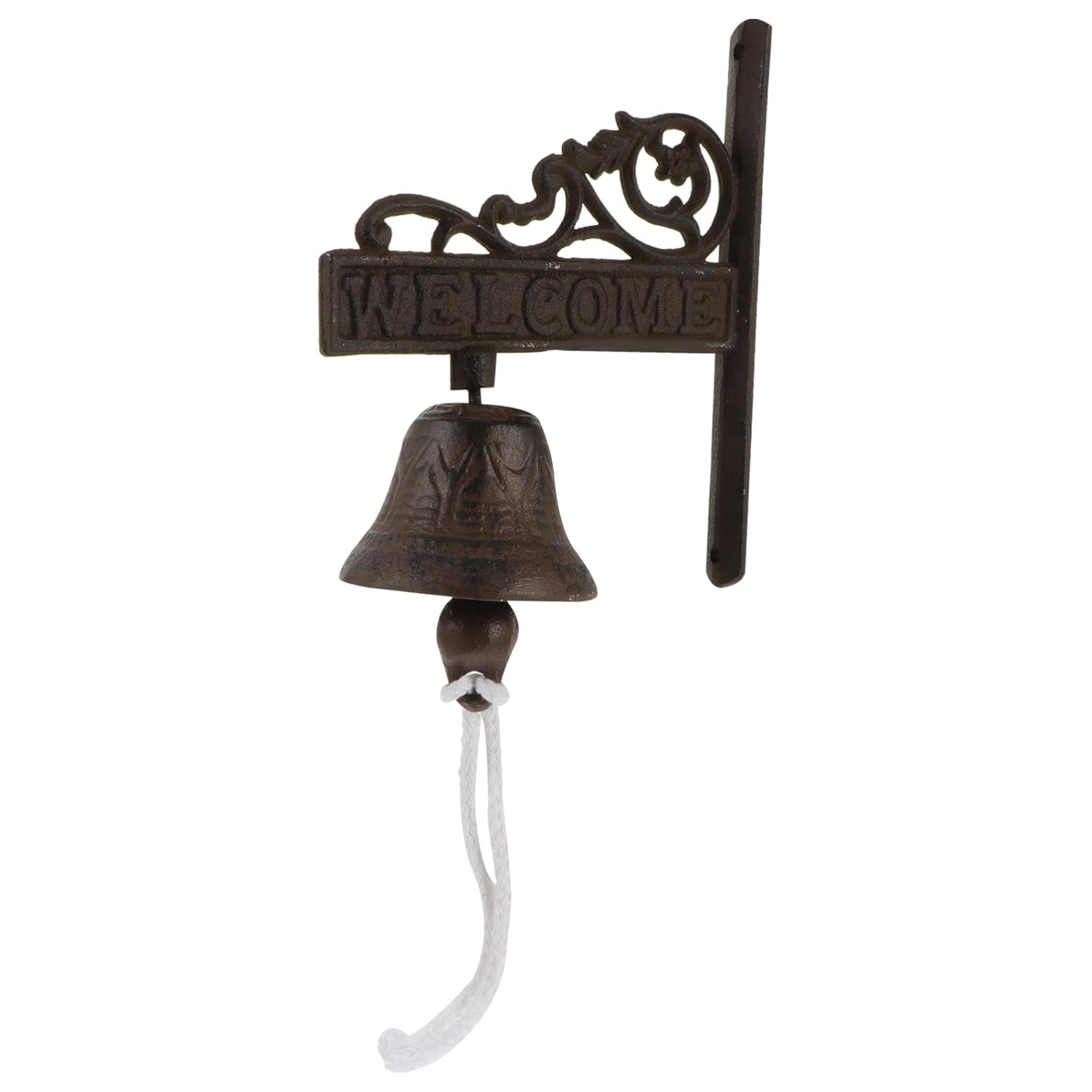 UPKOCH Antique Cast Iron Dinner Bell As Entry Door Bell Decoration Wall