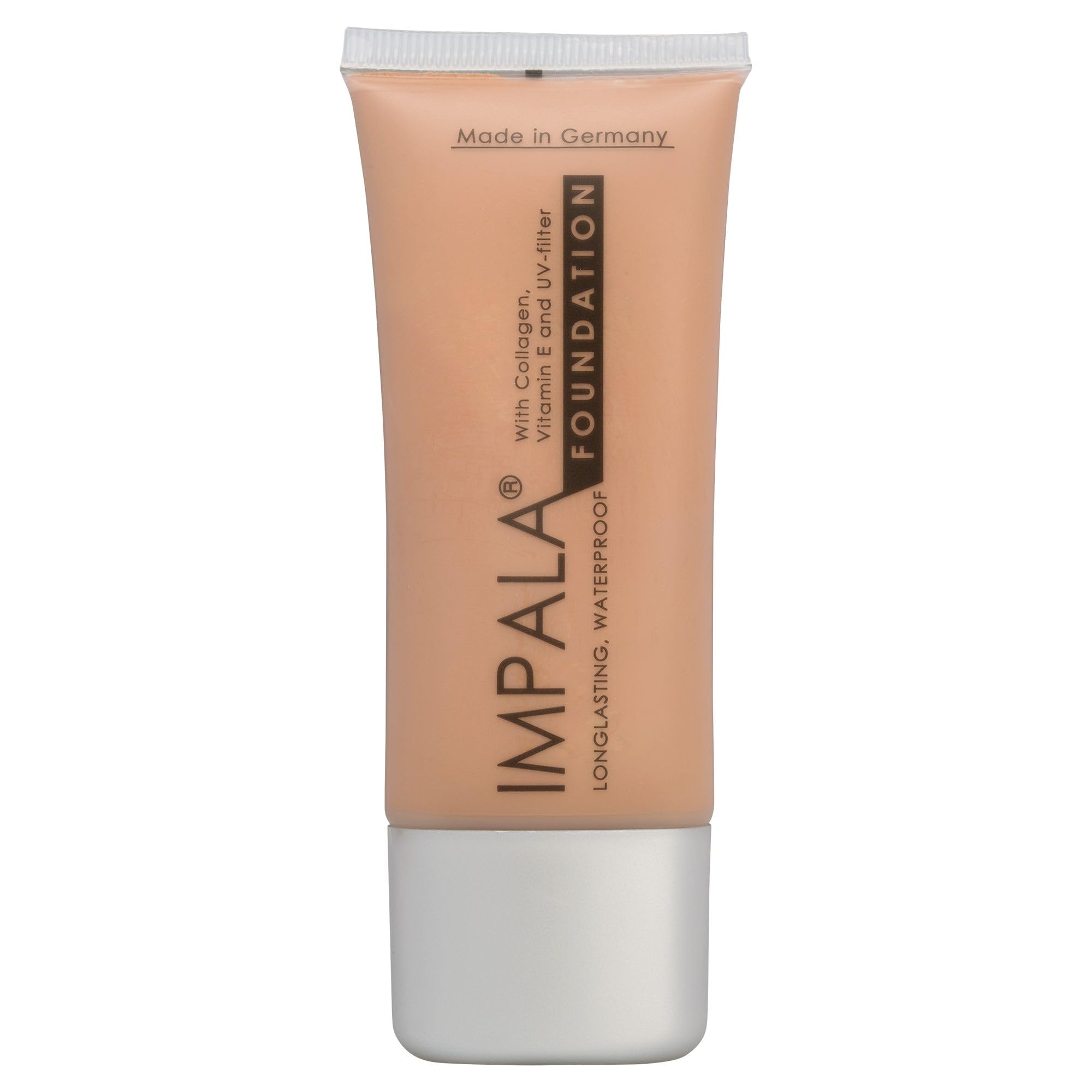 IMPALA | Long-Lasting Foundation Color 05 | Full Coverage Foundation | Water-Resistant Makeup | Collagen and Vitamin E | Makeup with Sun Protection | UV Light Filter
