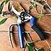 ACE Pruning Shears -Rotating Bypass Titanium Coated Garden Pruners, Secateurs, Scissors with Heavy Duty SK5 Blade. Soft Grip Handle for Everyone. Cushion Grip for Extraordinary Comfort
