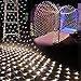DOCHEER LED Net Mesh String Fairy Light Warm White, 9.8ft x 6.6ft 204 LEDs 8 Modes, LED Indoor Outdoor String Lights Waterproof Wedding Party Garden Room Christmas Holiday Decorative Light