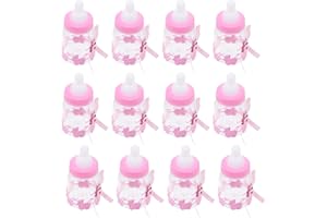 Cute Feeding Bottle Shape Candy Boxes Feeder Style Candy Bottle for Baby Shower Favors Mini Box for Girl Newborn Baptism Chri