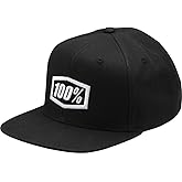 100% Youth Icon Snapback Hat Black/White 20047-00000