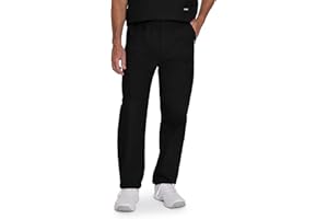 Landau Essentials Relaxed Fit 7-Pocket Elastic Cargo Scrub Pants for Men 8555