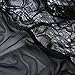 JuicyRose Women's One Piece Teddy Lingeire, Lace Sleepwear Nightie (Black, US S/Tag M)