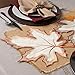 DII Fall Table Decorations Indoor Décor, Thanksgiving, Table Runner, 14x70, Embroidered Cut Work Leaves