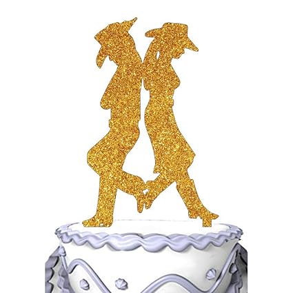Sharvgun Acrylic Cake Country Topper Western Wedding Decoration