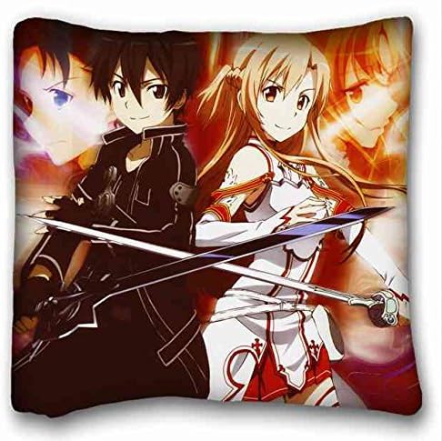 Custom Characteristic ( Anime Sword Art Online ) Pillowcase Standard Size 16"X16" Design Pillow Case Cover suitable for X-Long Twin-bed PC-Green-14109