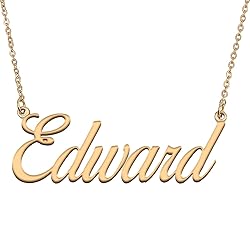 HUAN XUN Customized Custom Simple Any Name Necklace