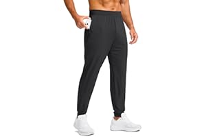 Soothfeel Men's Joggers with Zipper Pockets Golf Joggers Lightweight Sweatpants Athletic Workout Pants for Men Track