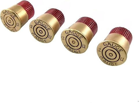 12 Gauge Shotgun Shell Cabinet Handle Drawer Pull 4 Pc Set