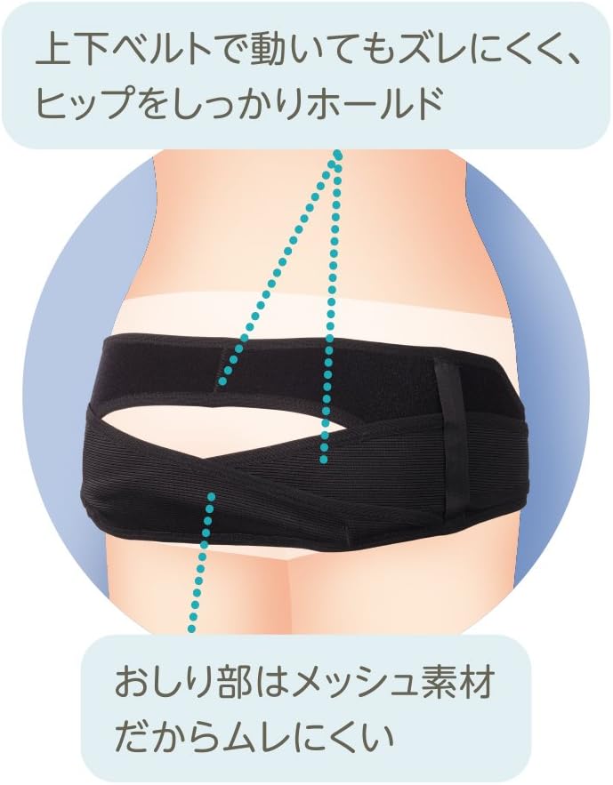 Amazon ピジョン 長く使える産前産後マタニティベルト 産前産後もこれ1本で骨盤 恥骨や腰の負担をしっかりサポート 助産師推奨 ブラック L 腹帯 マタニティガードル 服 ファッション小物 通販