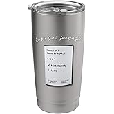 So We Don't Lose Our Voice Mint Majesty Tea Order Tea Label Stainless Steel Insulated Tumbler