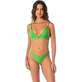 Maaji 3821 Long Line Triangle Top Women Swimwear Green