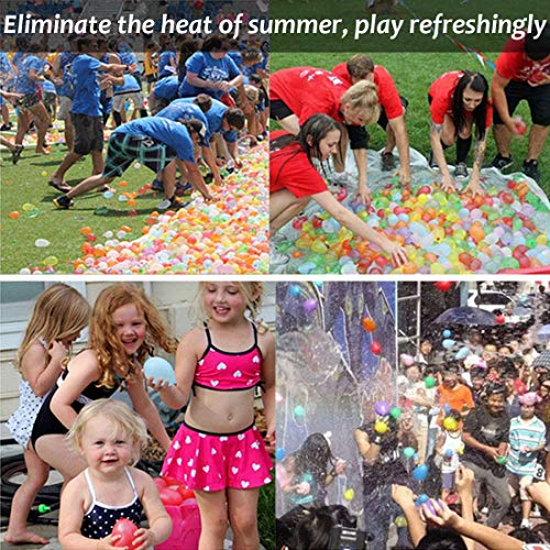 1500 Pack Water Balloons Refill Kits Quick & Easy Latex Water Bomb