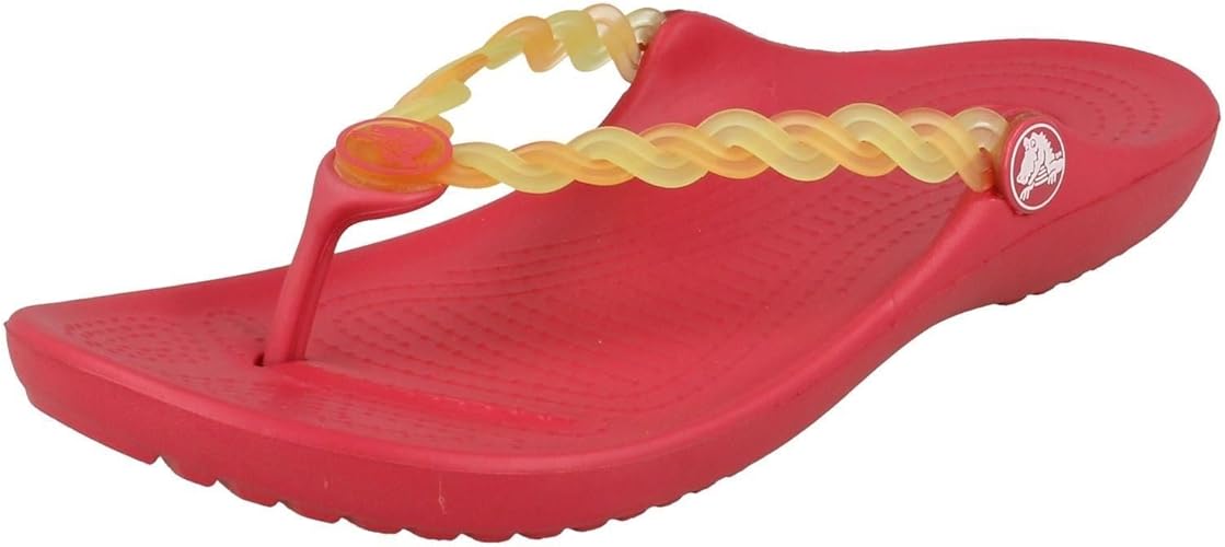 girls croc flip flops