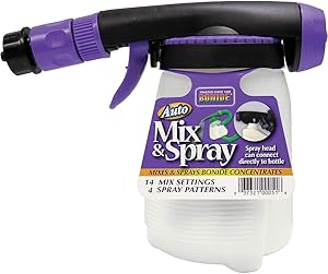 Bonide 51 037321000518 051 Hose End Auto Mix Sprayer, 1, Brown/A
