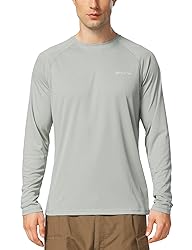 baleaf Men's Rash Guard Shirts Fishing Long Sleeve