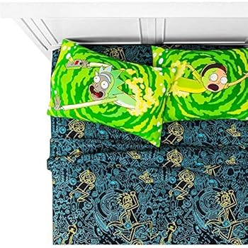 Franco Rick and 4pc Morty Full Microfiber Sheet Set