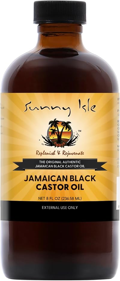 Sunny Isle Jamaican Black Castor Oil 8oz Original For Hair Skin Nails