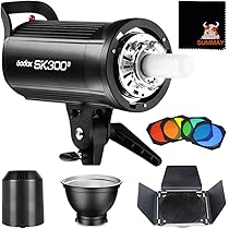 Amazon.com : Godox SK300II 300Ws GN58 5600K Studio Strobe