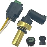 FainWan TS-615 Engine Coolant Temperature Sensor + Connector Pigtail Compatible with Crossfire Sprinter 2500 C230 C240 C280 C300