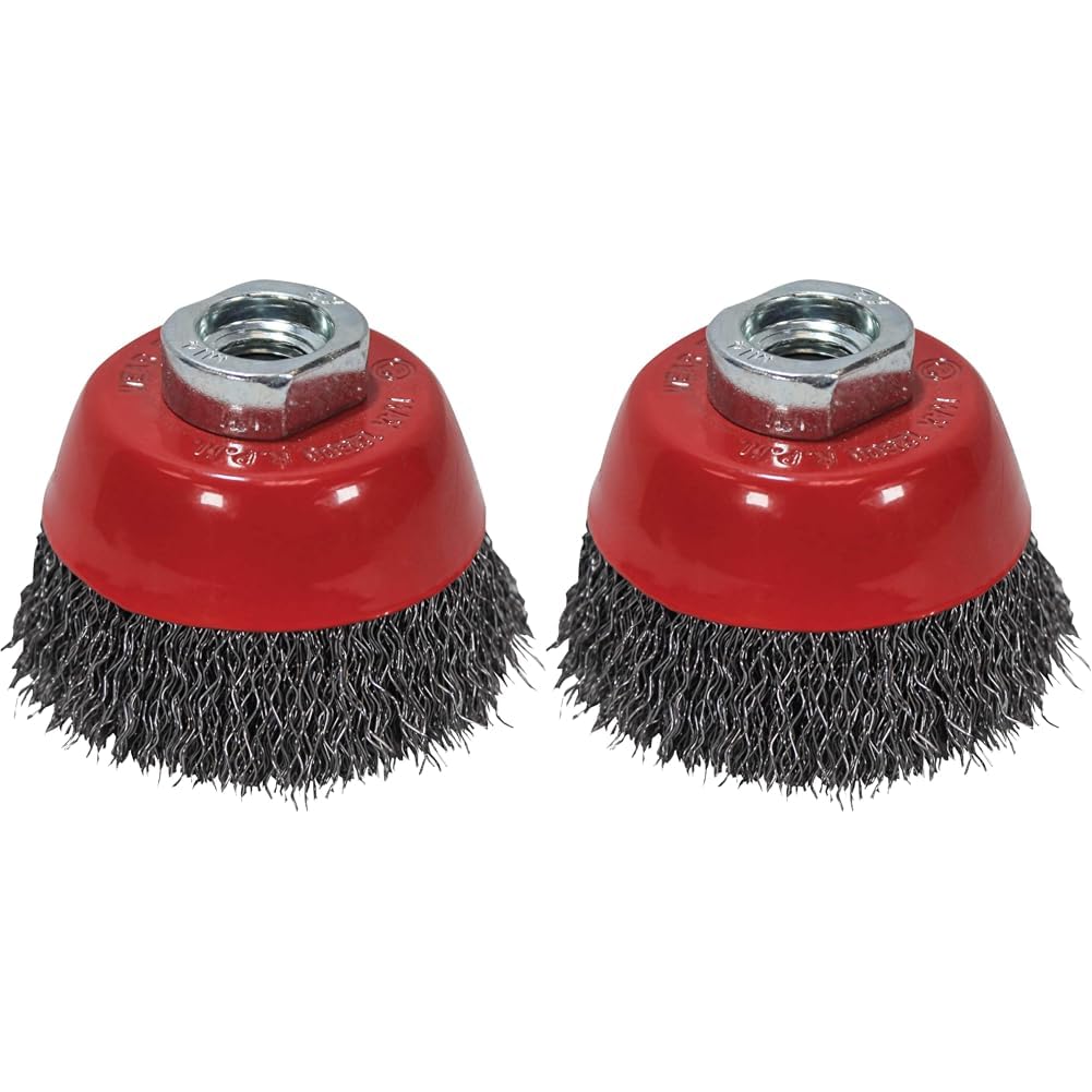 Faithfull WBC60 60 x M14 x 20.30mm Wire Cup Brush (Pack of 2)