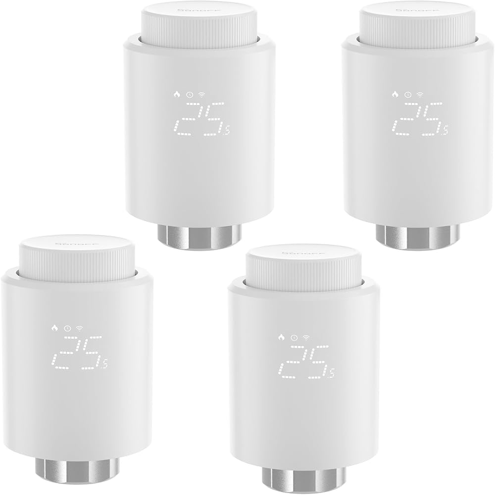 SONOFF Zigbee Thermostatic Radiator Valve 4 Pack – Smart Home Control
