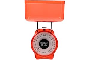 AMUSLESUR Mechanical Kitchen Food Scale 1kg High-Precision Analog Weighing Tool for Home Baking and Cooking
