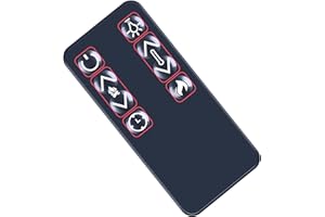 ZWP Replacement Remote Control fit for Tec Flame Fireplace TT-FRPL-EF01-28, Real Flame Firebox 4099 Focal Point EF11-35
