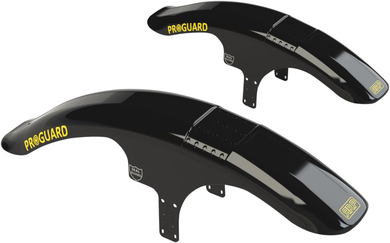 RRP Unisex Adult Pro Max Mudguard Black/Yellow, N/A Amazon.co.uk