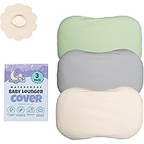 Gingham Muslin Snuggle Me Cover - Organic Cotton | Baby Lounger