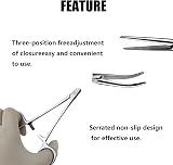 S.F.Pachira 2 Pcs Locking Pliers Piercing Pliers 12.5cm Self-Locking Forceps view 3