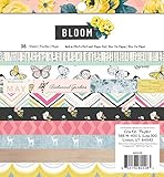 American Crafts 680428 Crate Paper Maggie Holmes Bloom 36 Sheet Paper Pad, 6 by 6