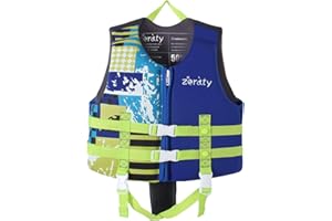 Zeraty Toddler Swim Vest Neoprene Kids Float Jacket Swimming Aid for Children with Adjustable Safety Strap Age 1-9+ Years/22-88Lbs