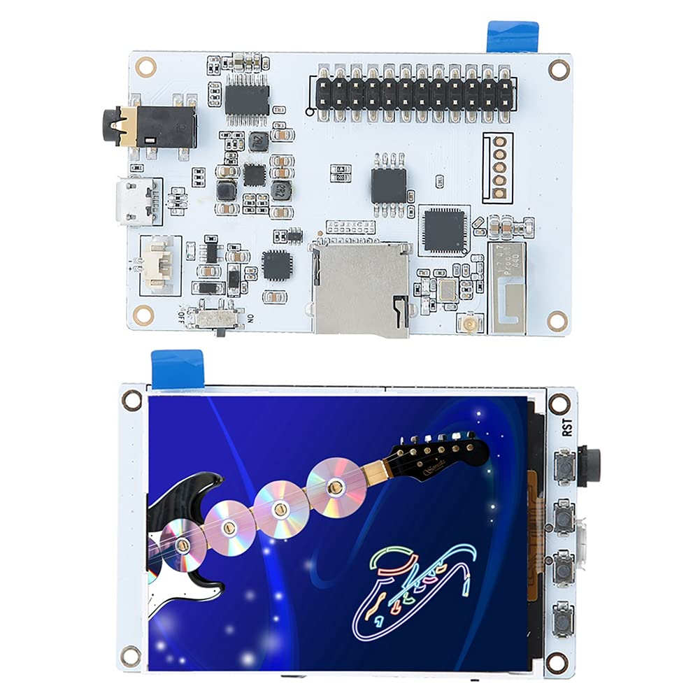 ESP32 Module with 2.4 Inch OLED Display, WiFi (AP, STA and AP & STA) + Bluetooth Dual Mode Development Board, Support for Lwip Protocol, for Music Albums