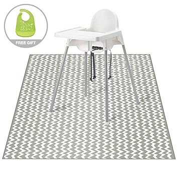 Amazon Com 51 Splat Mat For Under High Chair Waterproof Anti