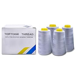 Tortoise 4 Cones of 3000 Yards Each Spool Thread