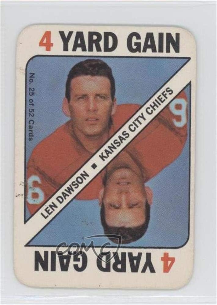 Amazon Len Dawson Football Card 1971 Topps Game Cards Base 