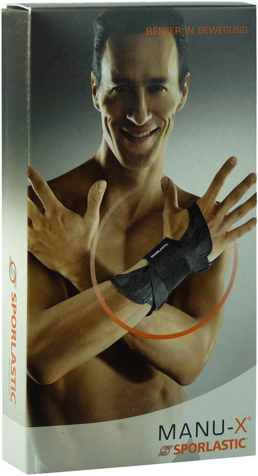 7642 MANU X - Ortesis de muñeca - tejido 3D con refuerzo de mano/dorsal ambidextro