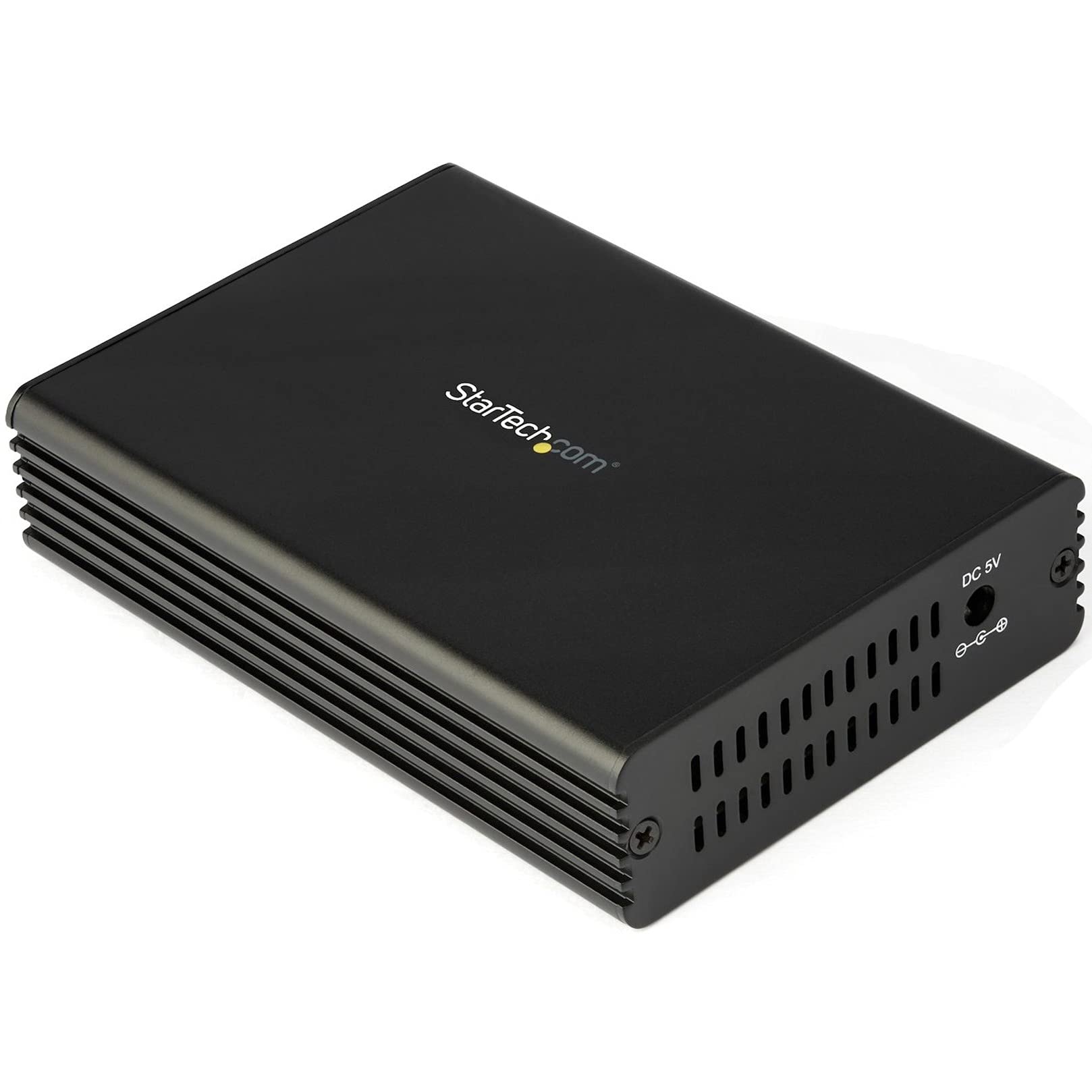 StarTech.com 10GbE Fiber Ethernet Media Converter for 10Gbps Network 10GBASE-T SFP to RJ45 Multigigabit Singlemode/Multimode Fiber Optic to Copper Network Ethernet to Fiber Bridge (MCM10GSFP)